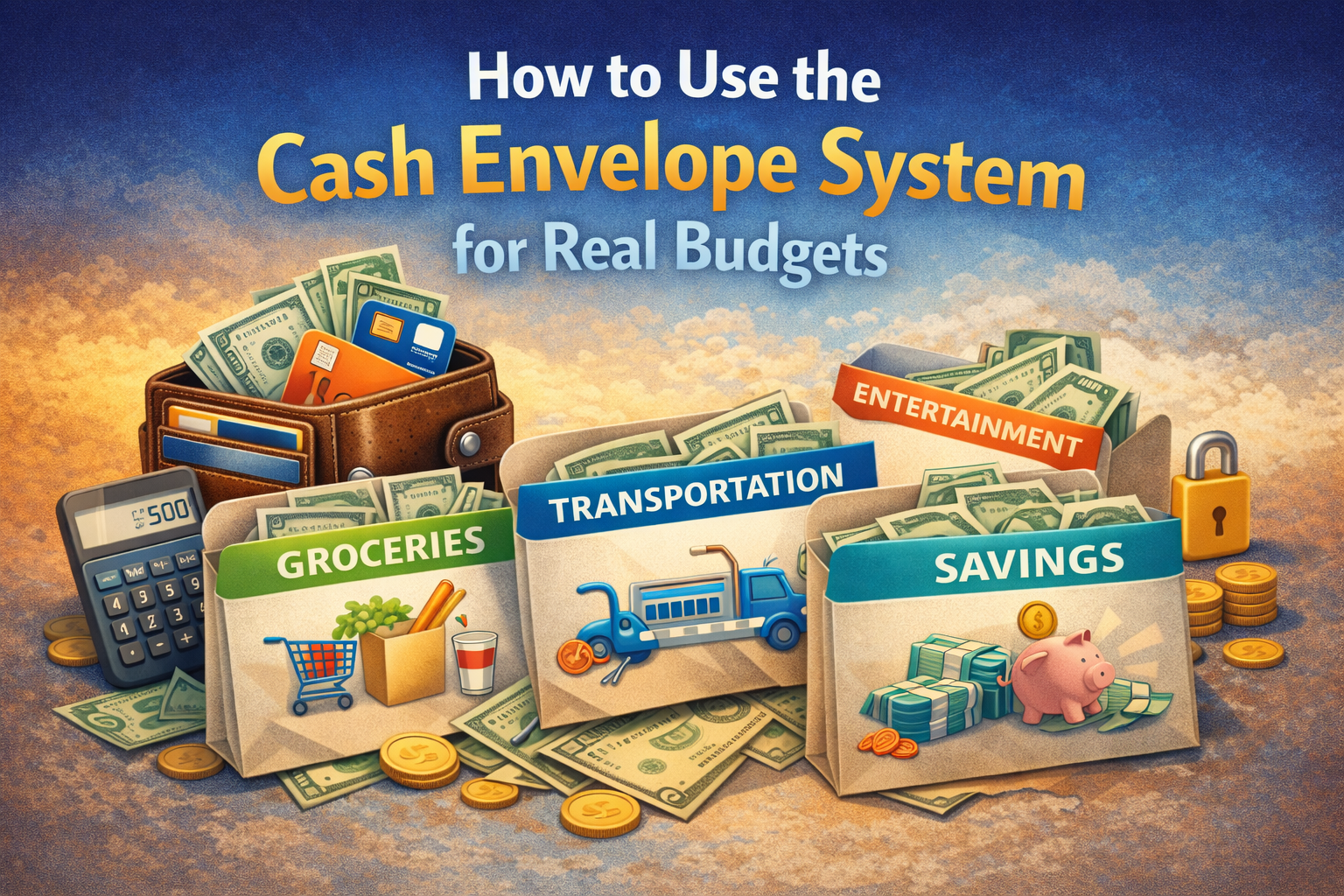 Cash Envelope System for Real Budgets