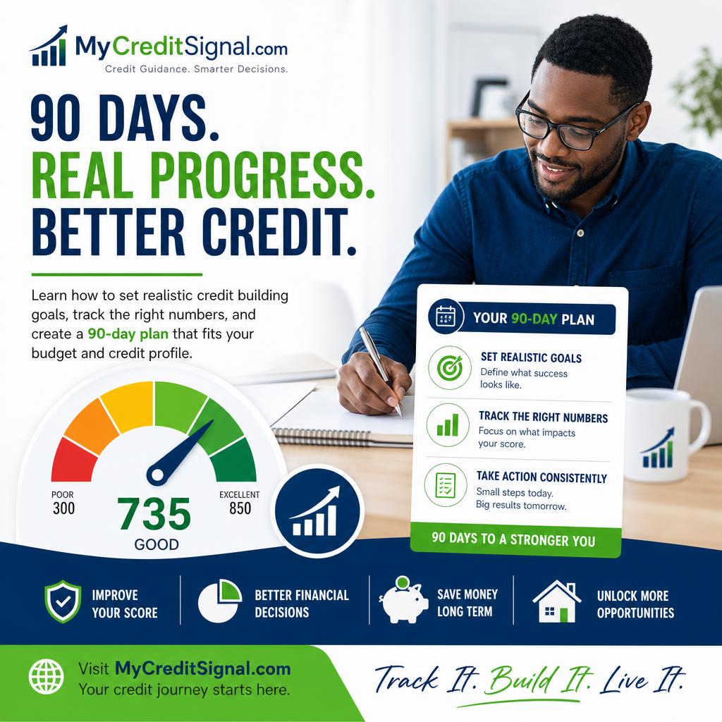 Set Smarter Credit Building Goals 2 Set Smarter Credit Building Goals