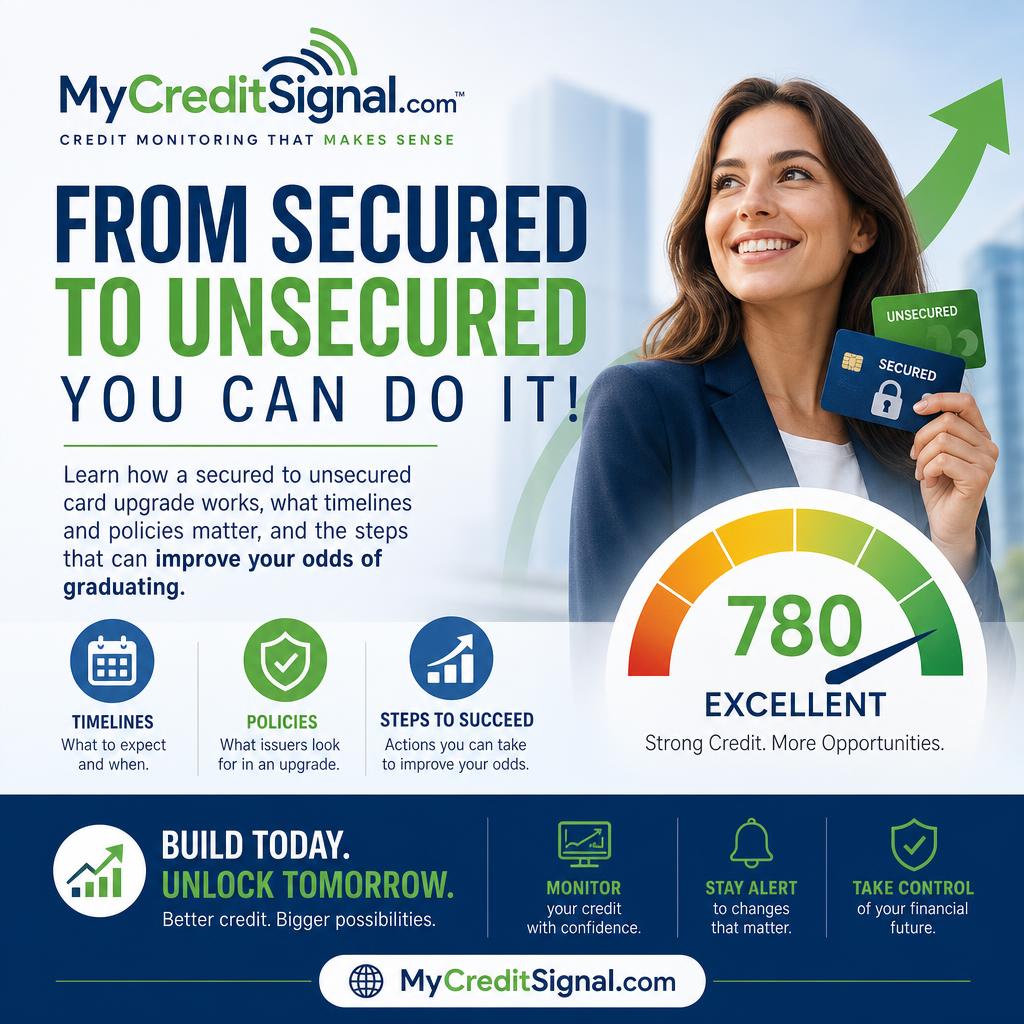 Secured to Unsecured Card Upgrade Guide