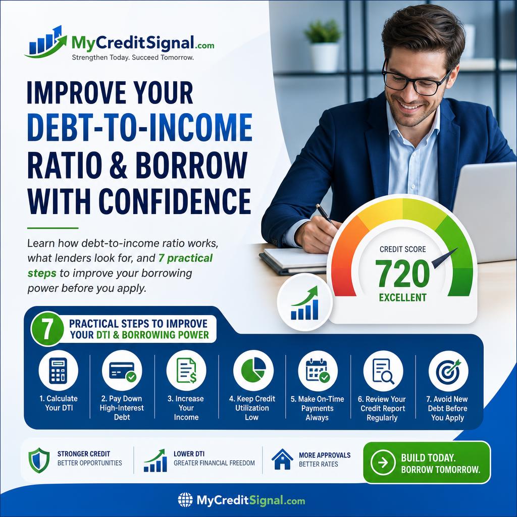 DTI Checklist: 7 Steps to Strengthen Your Borrowing Power 2 DTI Checklist: 7 Steps to Strengthen Your Borrowing Power
