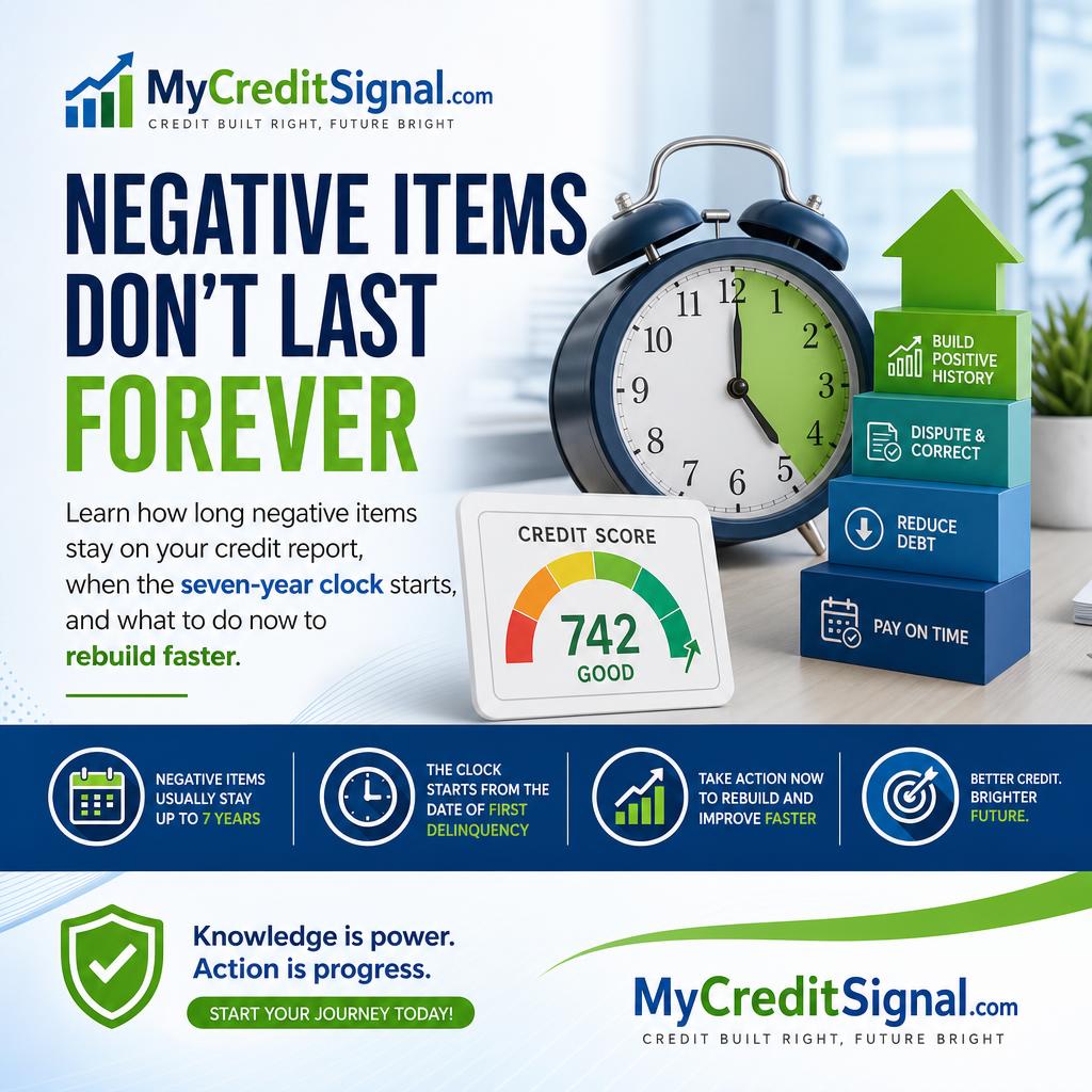 Negative Items Credit Report Timeline Guide 6 Negative Items Credit Report Timeline Guide