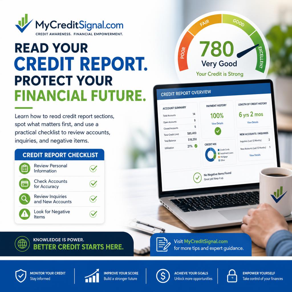 How to Read Your Credit Report Clearly 4 How to Read Your Credit Report Clearly
