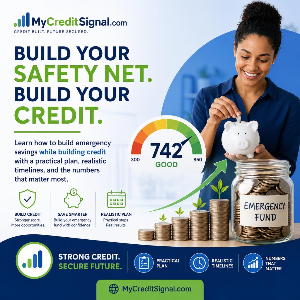 Savings and Credit Building at the Same Time 3 Savings and Credit Building at the Same Time