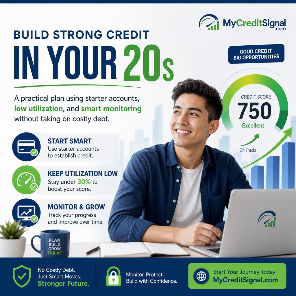 How to Build Credit in Your 20s Wisely