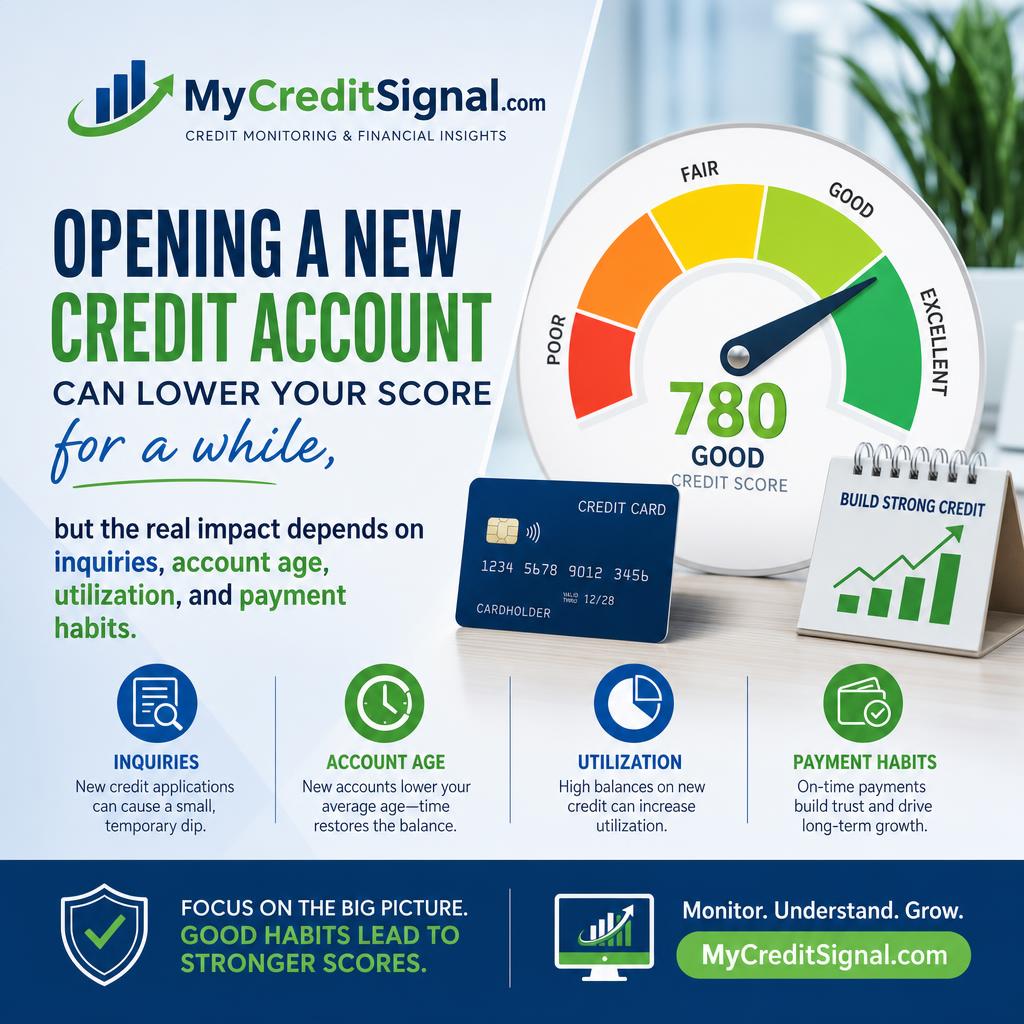 New Account Credit Impact Explained Clearly