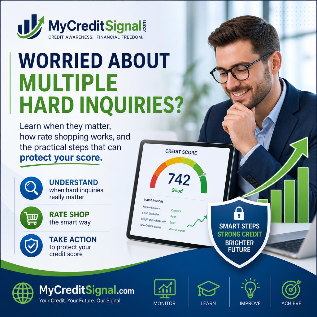 Multiple Hard Inquiries and Your Credit Score 4 Multiple Hard Inquiries and Your Credit Score