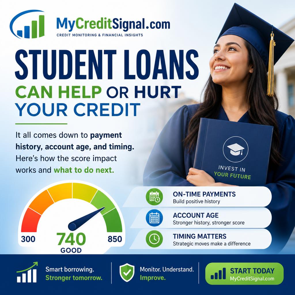How Student Loans Affect Your Credit Score 1 how-student-loans-affect-your-credit-score