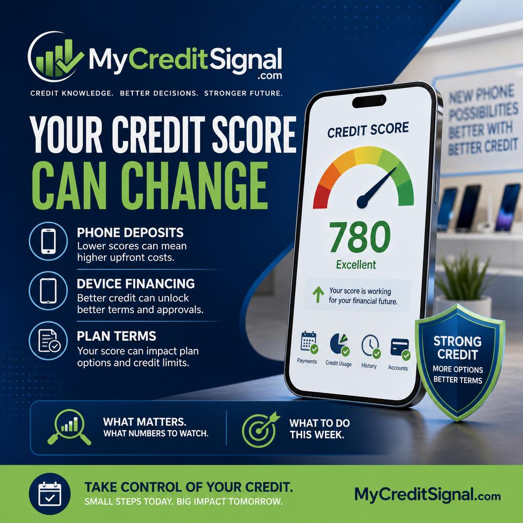 How Credit Score Cell Phone Costs Change