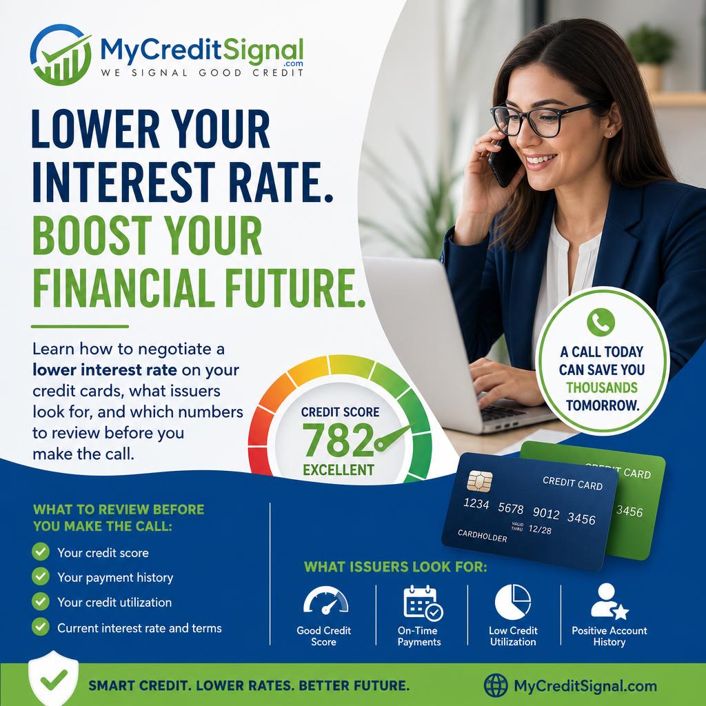 Negotiate Lower Interest Rate on Credit Cards 7 Negotiate Lower Interest Rate on Credit Cards