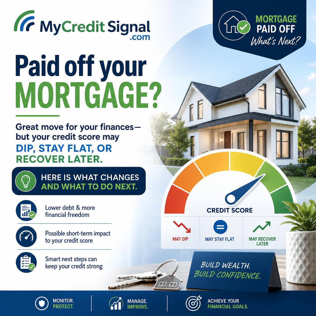 Credit Score After Mortgage Payoff Guide