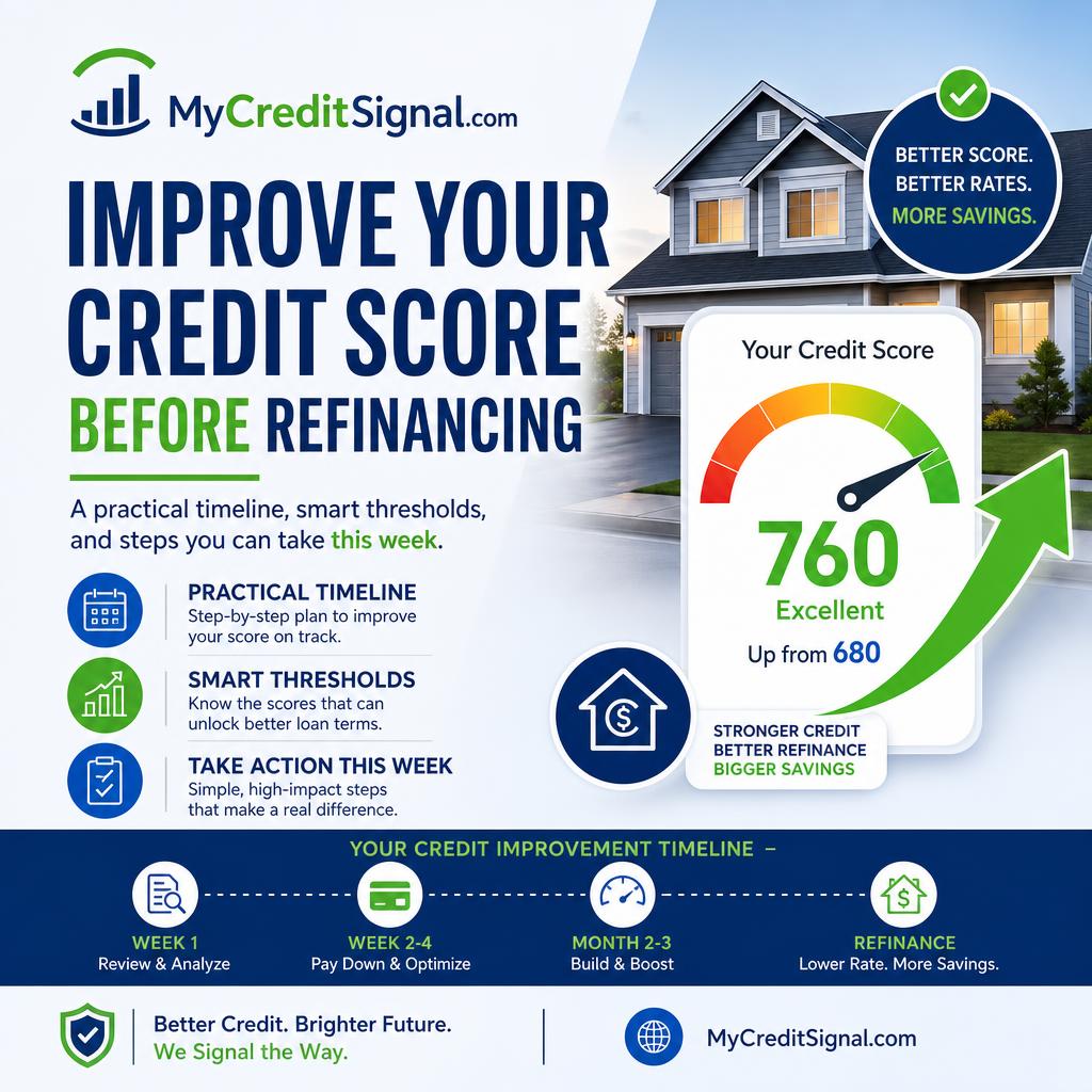 Credit Score Refinancing Tips That Matter