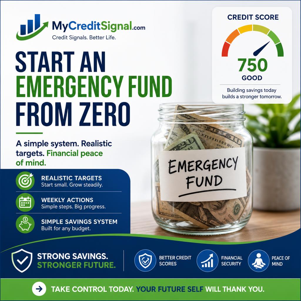 Start Emergency Fund With No Savings Yet