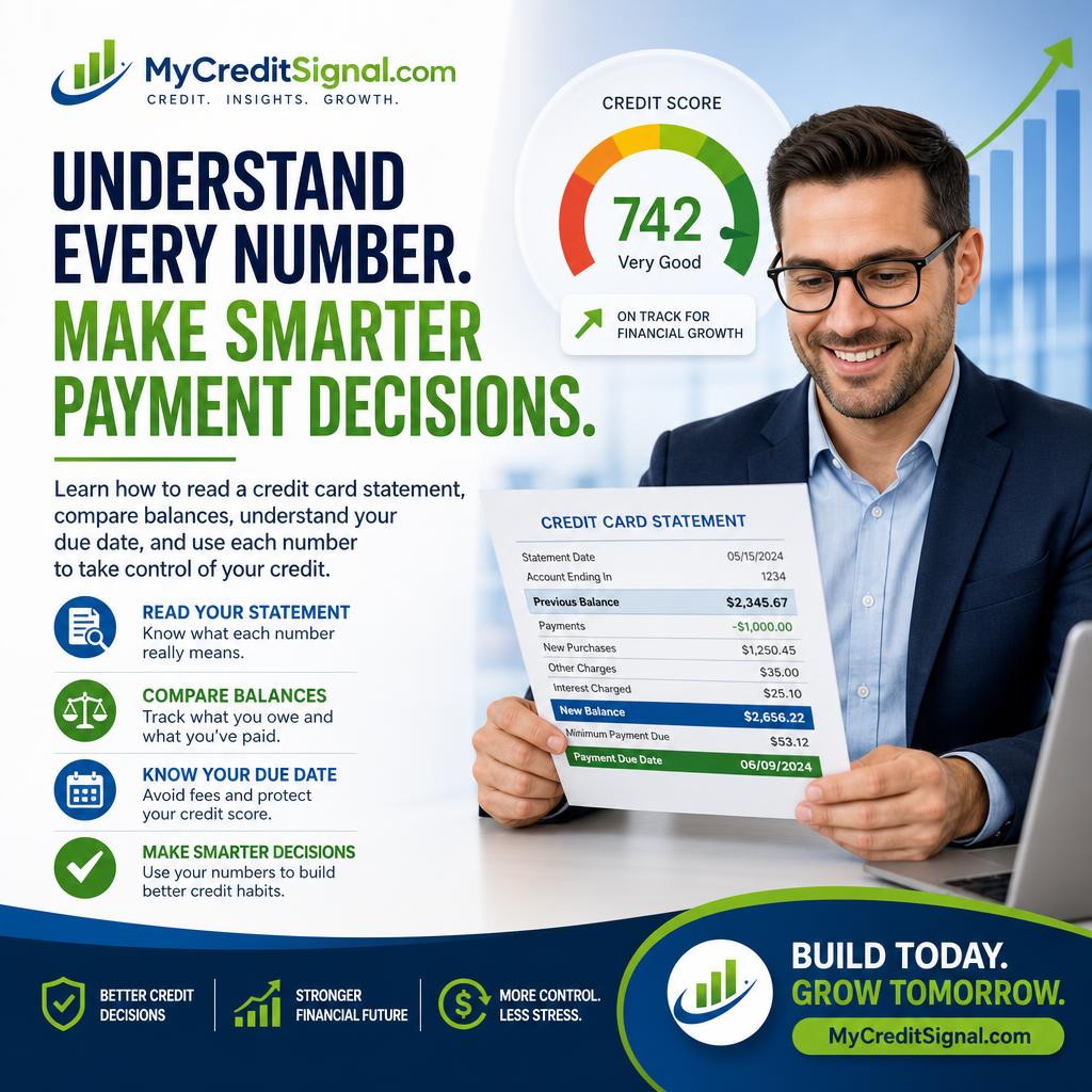 Credit Card Statement Explained Clearly