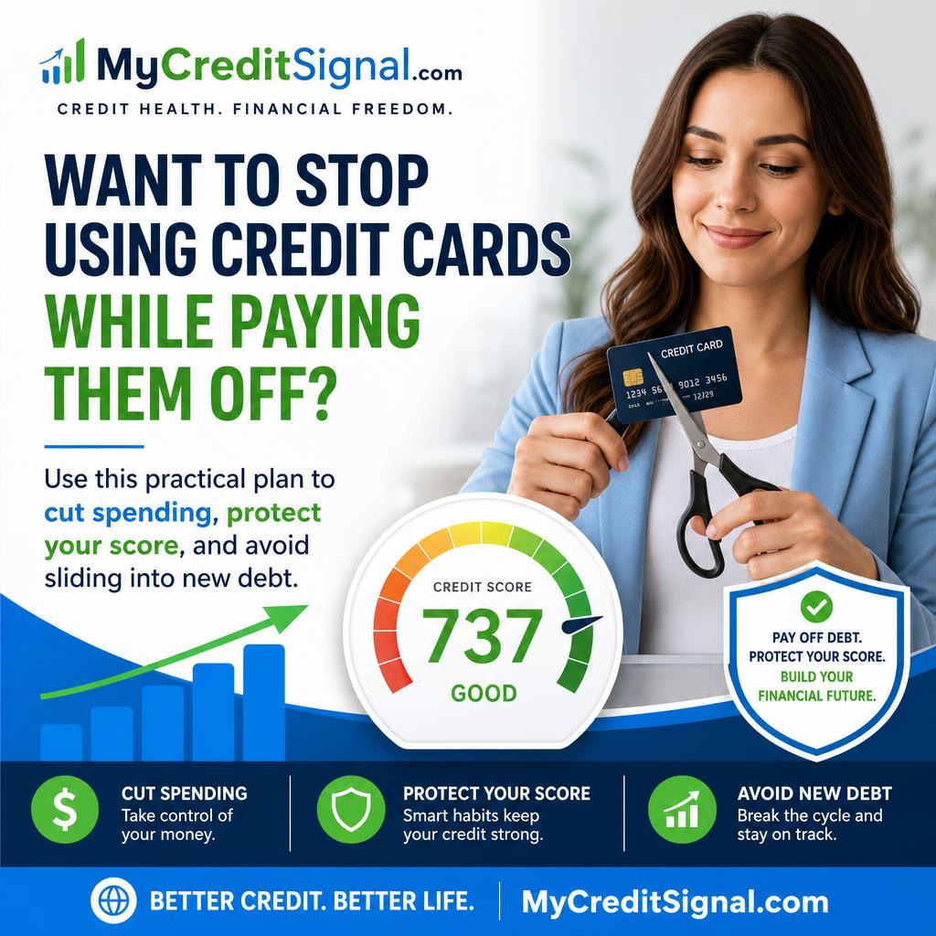 How to Stop Using Credit Cards Without Backsliding