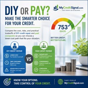 DIY Credit Repair vs Credit Repair Company Costs