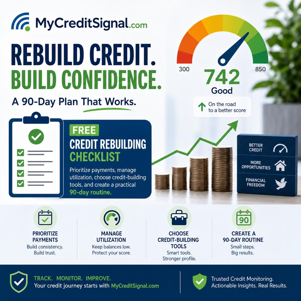 Credit Rebuilding Checklist 2026 After a Setback